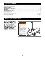 Preview for 2 page of Weider 831.150740 User Manual