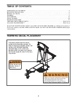 Preview for 2 page of Weider 831.153921 User Manual