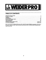 Предварительный просмотр 2 страницы Weider 831.153930 User Manual