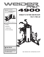 Weider 831.15403.2 User Manual preview