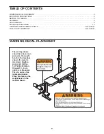 Preview for 2 page of Weider 831.15607.0 User Manual