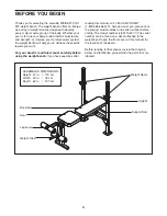 Preview for 4 page of Weider 831.15607.0 User Manual