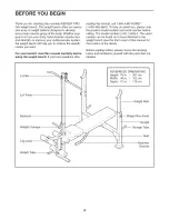 Preview for 4 page of Weider 831.15609.0 User Manual