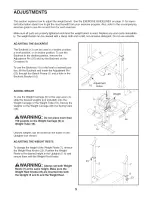 Предварительный просмотр 9 страницы Weider 831.15609.0 User Manual