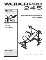 Weider 831.15679.0 User Manual preview