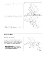 Preview for 8 page of Weider 831.15706.0 User Manual