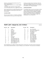 Preview for 10 page of Weider 831.15706.0 User Manual