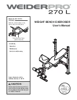 Weider 831.15907.0 Manual preview