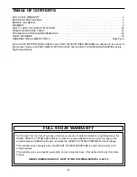 Preview for 2 page of Weider 831.159290 User Manual