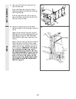 Предварительный просмотр 21 страницы Weider 831.159380 User Manual