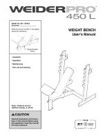 Weider 831.15948.0 User Manual preview