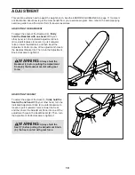 Preview for 10 page of Weider 831.15969.0 User Manual