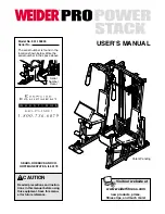 Weider 831.159830 User Manual preview