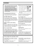 Preview for 5 page of Weider 8630 Training User Manual