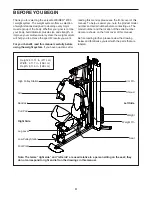 Preview for 4 page of Weider 8700 I User Manual