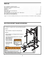 Preview for 2 page of Weider 9000 Bench (Dutch) Gebruiksaanwijzing