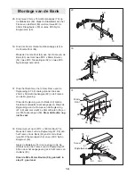 Preview for 14 page of Weider 9000 Bench (Dutch) Gebruiksaanwijzing