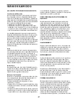 Preview for 21 page of Weider 9150 (Spanish) Manual Del Usuario