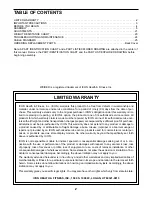 Preview for 2 page of Weider 9600 PRO User Manual