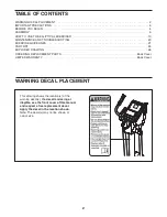 Preview for 2 page of Weider Black 100 Xpb Elliptical Manual