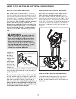 Preview for 10 page of Weider Black 100 Xpb Elliptical Manual