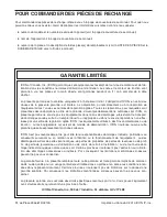 Preview for 34 page of Weider Black 160 Xtb Treadmill (French) Manuel De L'Utilisateur