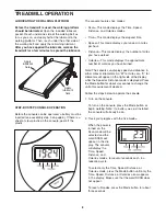 Preview for 8 page of Weider Cardio Pacer 2.0 Treadmill User Manual