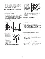 Preview for 9 page of Weider Cardio Pacer 2.0 Treadmill User Manual