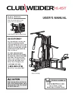 Weider Club 16.4st User Manual preview