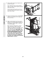 Preview for 21 page of Weider Club 16.6st User Manual