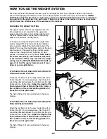 Preview for 22 page of Weider Club 17.0st User Manual