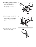 Preview for 9 page of Weider Club 290 W Bench Manual