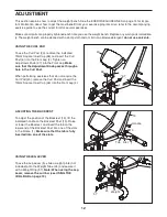 Preview for 12 page of Weider Club 290 W Bench Manual