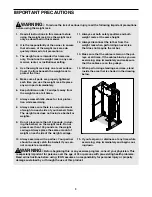 Preview for 3 page of Weider Club 540 User Manual