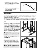 Preview for 10 page of Weider Club 540 User Manual