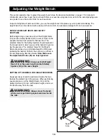 Preview for 14 page of Weider Club 560 User Manual