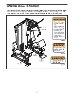 Preview for 3 page of Weider Club C4800 User Manual