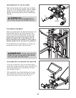 Preview for 22 page of Weider Club C650 User Manual