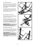 Preview for 13 page of Weider CLUB WEBE10660.0 User Manual