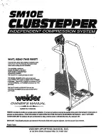 Weider Clubsepper SM10E Owner'S Manual preview