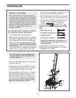 Preview for 5 page of Weider Cross Bow By 1500x (French) Manuel De L'Utilisateur