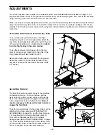 Preview for 13 page of Weider Cross Bow Legend User Manual