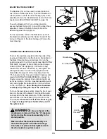 Preview for 15 page of Weider Cross Bow Legend User Manual