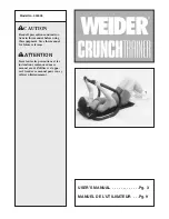 Weider CRUNCHTRAINER 004005 User Manual preview