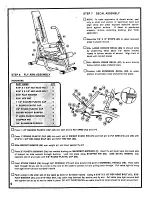 Preview for 9 page of Weider D631 Home Trainer Manual