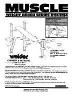 Weider E131 Owner'S Manual preview