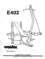 Weider E402 Owner'S Manual preview