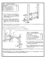 Preview for 4 page of Weider E490 Assembly Instructions Manual