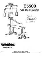 Weider E5500 FLEX STACKMASTER Owner'S Manual preview