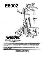 Weider E8002 Manual preview